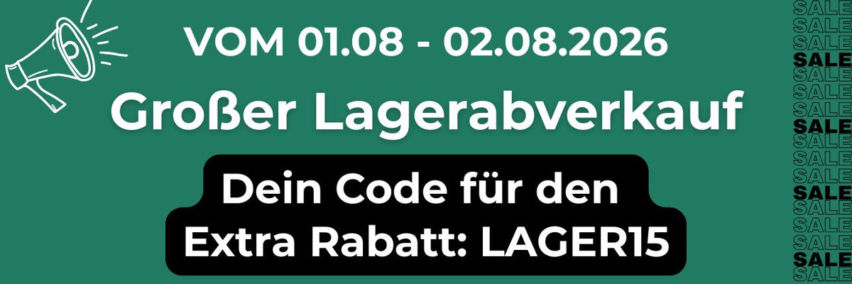 Großer Lagerabverkauf