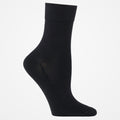 Premium Stützsocken für heiße Tage - Schwarz einfarbig