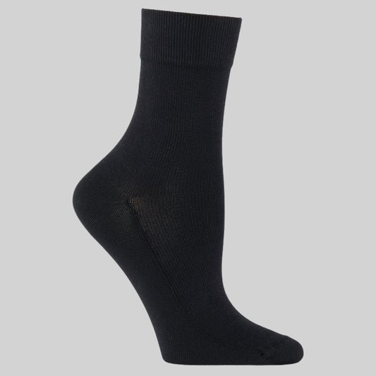 Premium Stützsocken für heiße Tage - Schwarz einfarbig