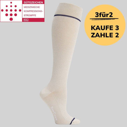 Medizinische Kompressionsstrümpfe Klasse 2 (Ccl 2) Beige