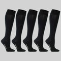 *NEU* 5 Paar Stützstrümpfe Vorteilspack "Basic" Komfort Schwarz
